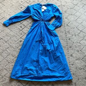 Cut Out V neck Dress